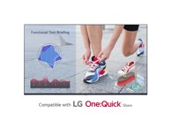 LG Monitor 50" 50UL3J, 4K UHD, IPS, HDMI, USB, WebOS, crni